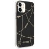 Guess GUHCP12SPCUCHBK iPhone12 mini 5,4 czarny/black hardcase Gold Chain Collection